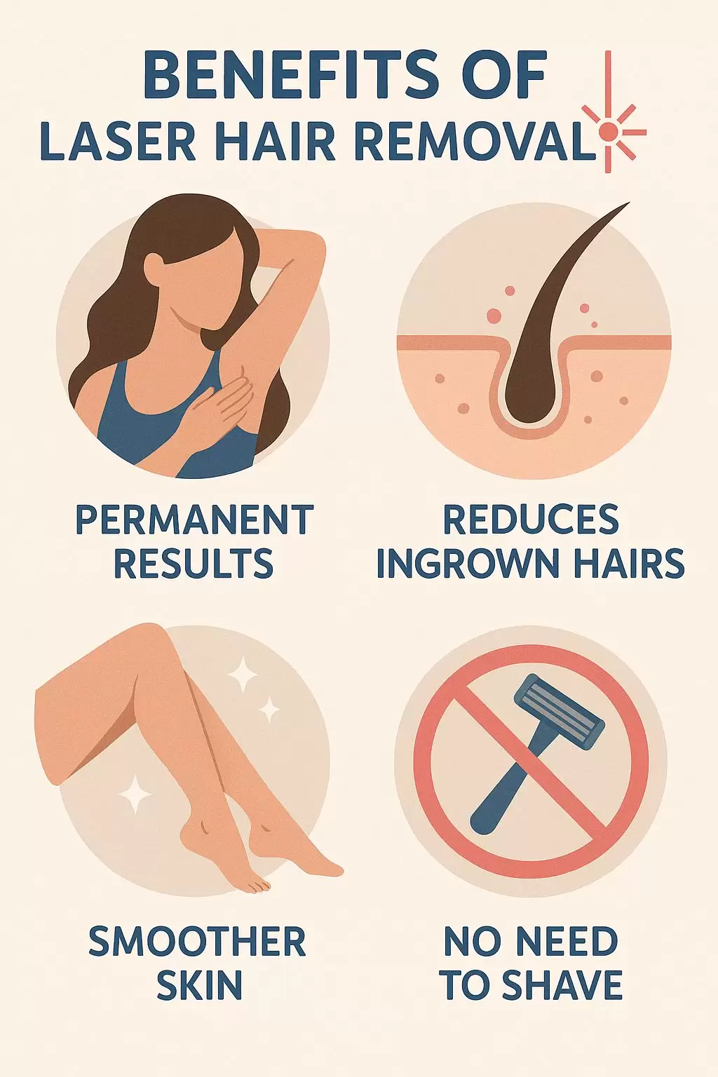 Benefits and planning for laser hair removal