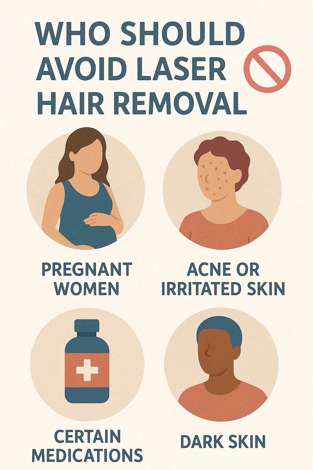 who should avoid laser hair removal