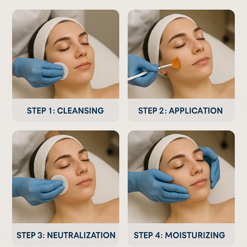 Chemical Peel Treatment process