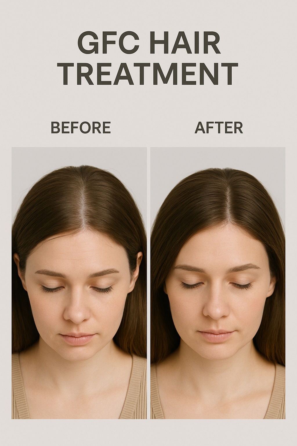 GFC Hair Treatment Before and After