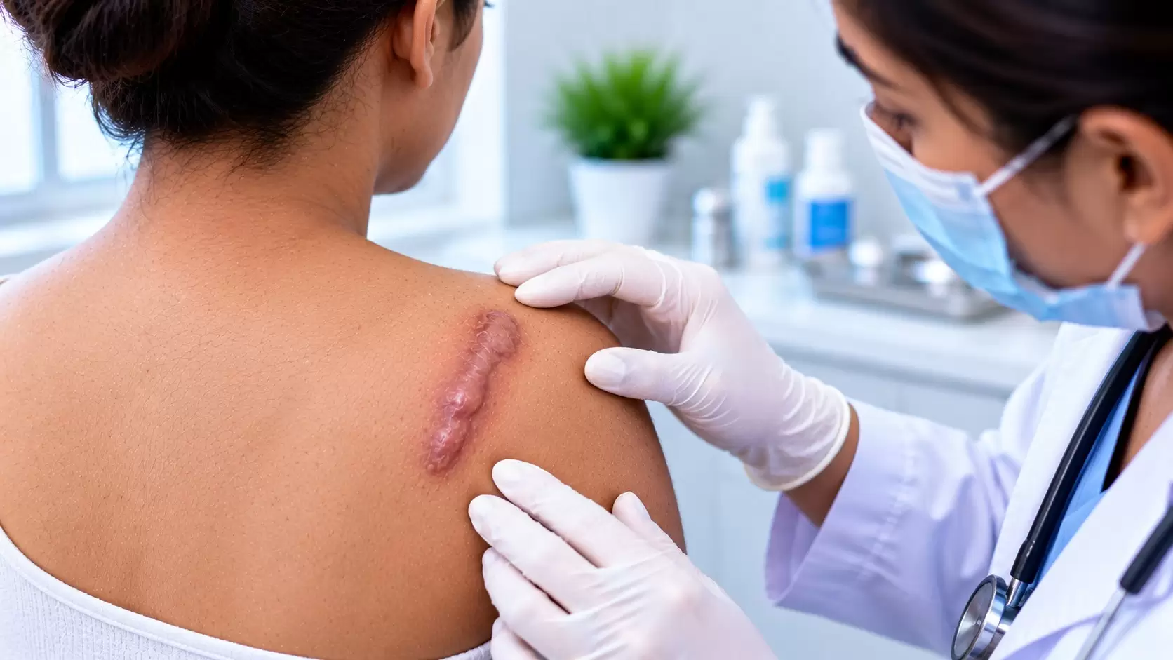 Keloid treatment options for raised scars