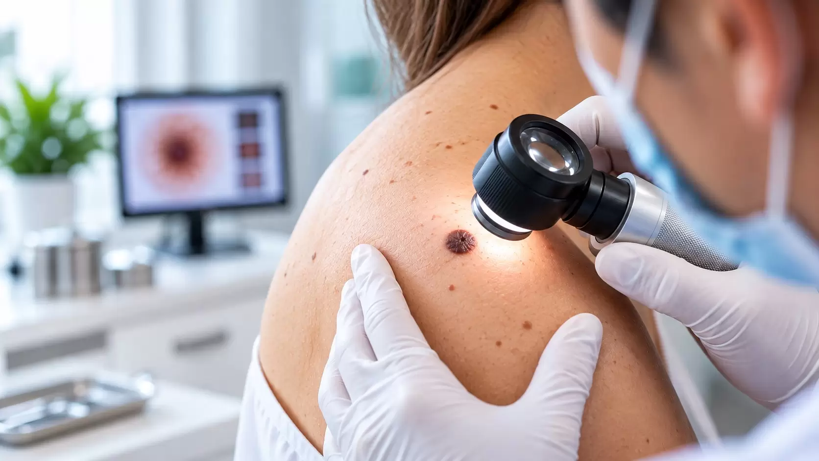 Dermatologist explaining mole removal methods in Chennai