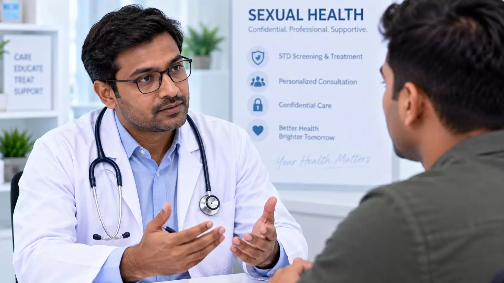 Common genital rash causes including fungal infection dermatitis and STIs